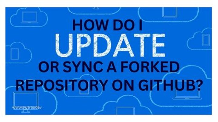 How do I update or sync a forked repository on GitHub?