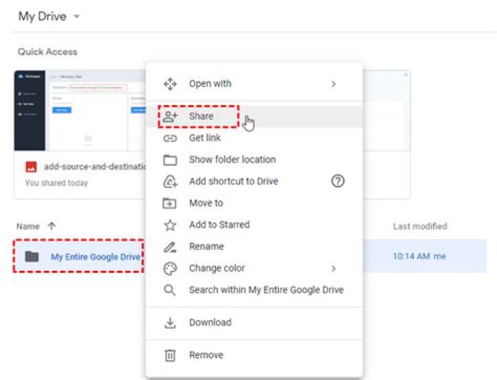 How do I use rysnc to copy my entire Google Drive to an external hard drive?