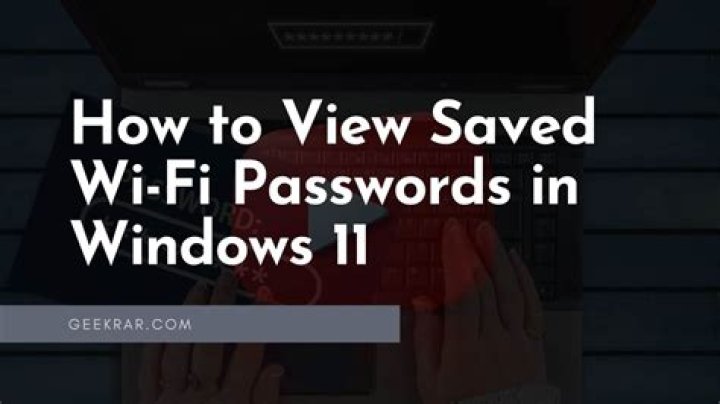 How do I view my saved Wi-Fi logins on Windows 10?