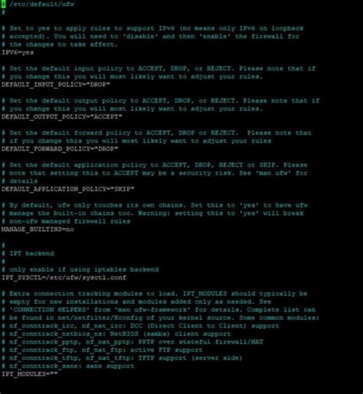 How do I with ufw deny all outgoing ports excepting the ones I need?
