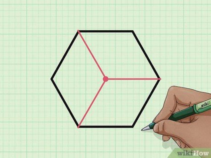 How do you divide a regular hexagon into 5 equal parts?