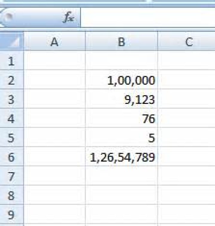 How do you format numbers in Excel for Indian Currency (Rupees)?