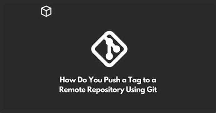 How do you push a tag to a remote repository using Git?