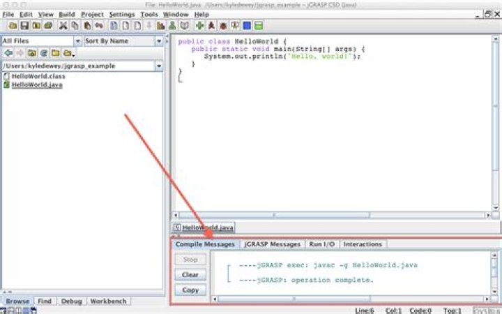 How do you zoom in and out in jgrasp for the code