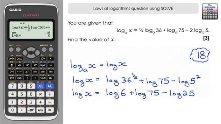 How does calculating this method of calculating Log on simple Calculator Work?