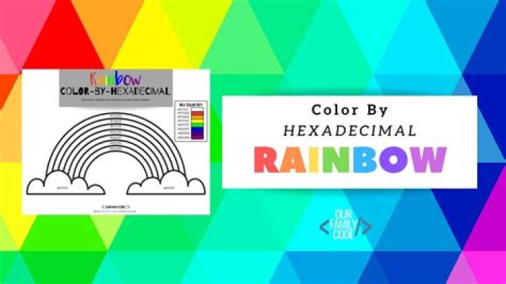 how does hexadecimal color and RGB color work