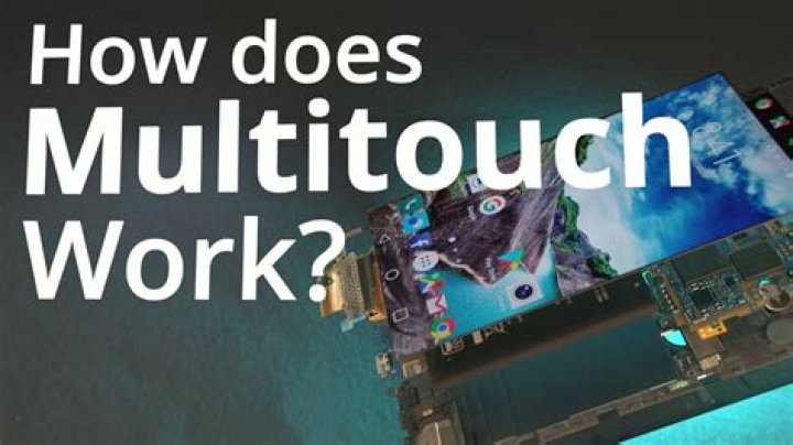 How does multitouch IR touch screen work