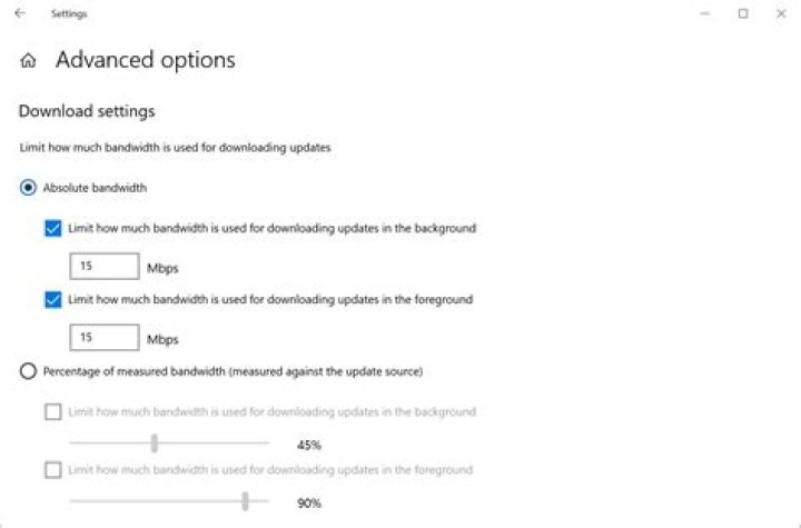 How I can limit Download/Upload bandwidth?