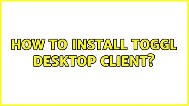 How install Toggl Desktop in Ubuntu?