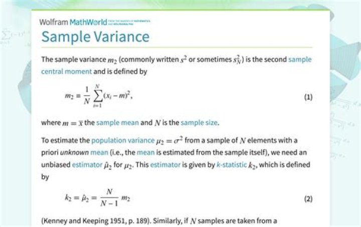 How is generalized sample variance defined?