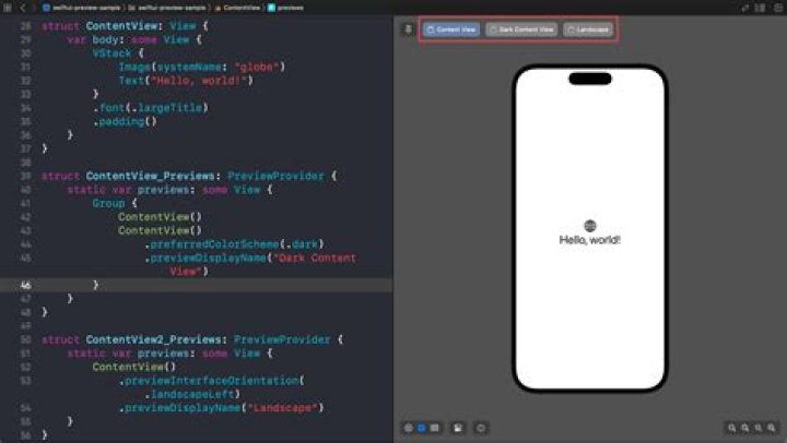 How it looks on Xcode