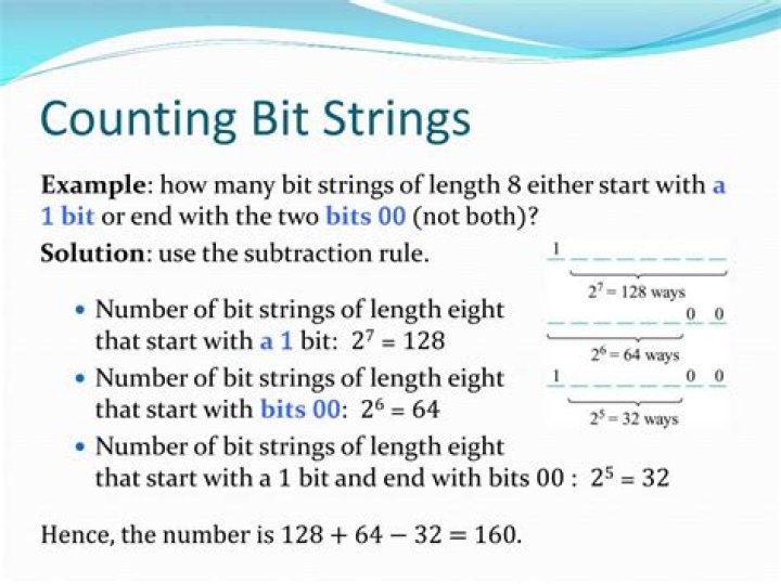 How many bit strings of length 8 begin and end with a 1?