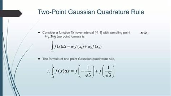 How many Gauss points are required to provide exact value for the Gauss quadrature rule