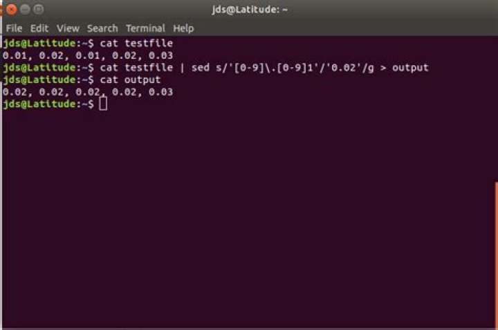 How sed can be used to replace multiple patterns within a string for different patterns