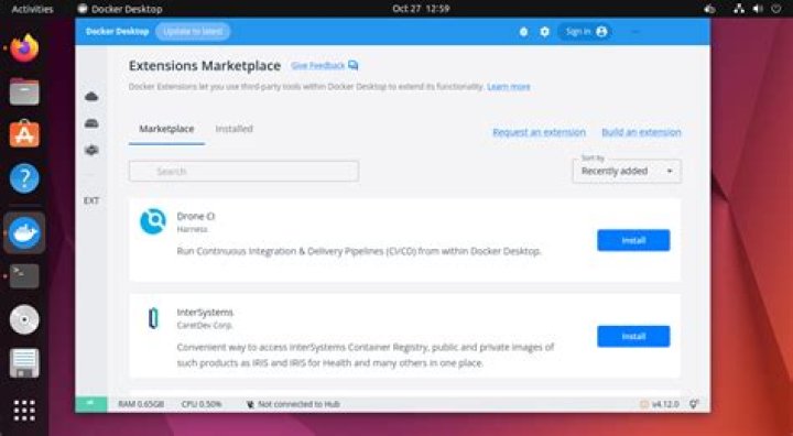 how to access docker dashboard in ubuntu 18.04