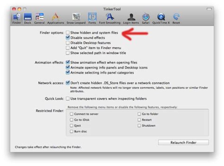 How to access hidden or system files in OS X