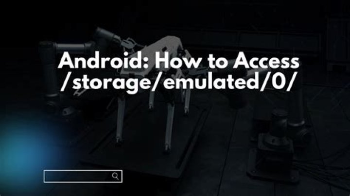 How to access /storage/emulated/0/