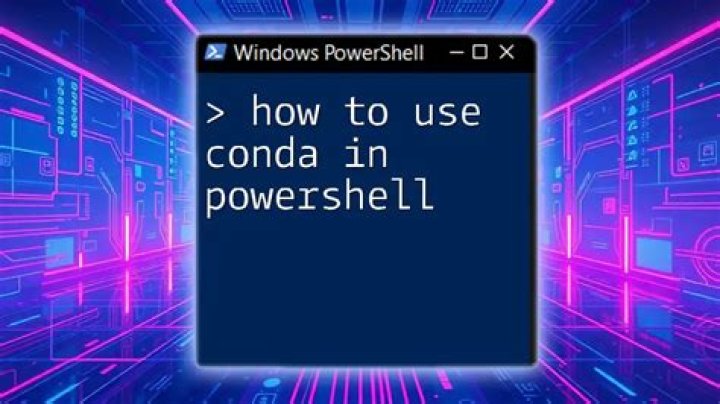 How to activate conda environment from powershell?