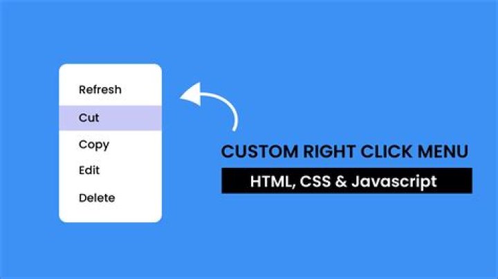 How to add a custom right-click menu to a webpage?