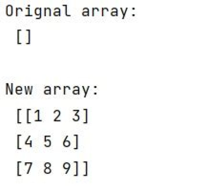 How to add a new row to an empty numpy array