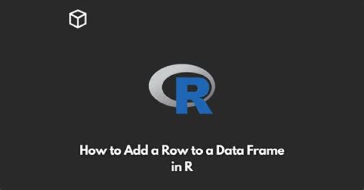 How to add a row to a data frame in R?