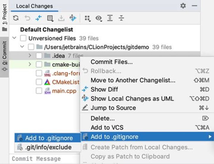 How to add files to .gitignore and why doesn't .gitignore file content change after ignoring files with source tree?