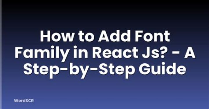 How to add font family to Chart.js V3.7.0