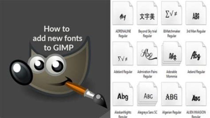 How to add new fonts to gimp?
