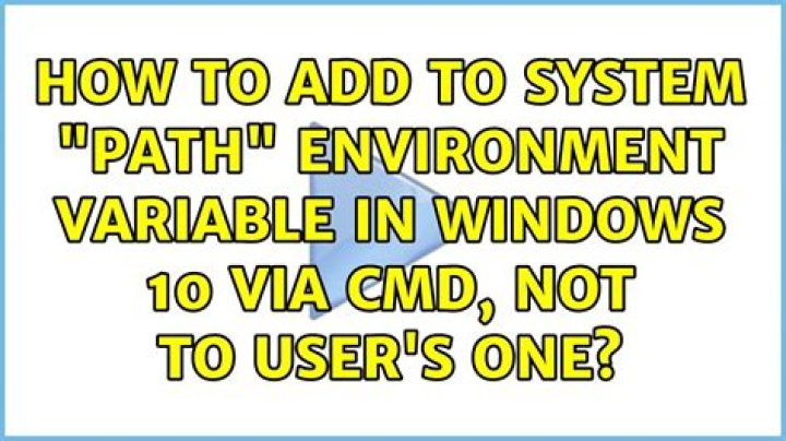 How to add to SYSTEM 