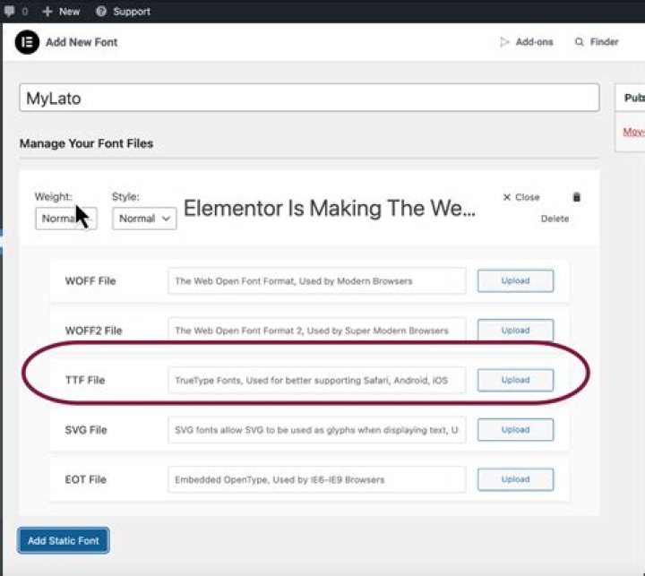 How to apply font on WordPress?