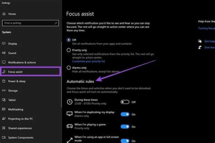 How to assign a hotkey to enable/disable Focus Assist on Windows 10/11?