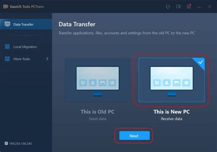 How to automatically move a file to another PC on the network?