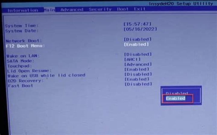 How to boot Acer Aspire Switch 10 from external media?