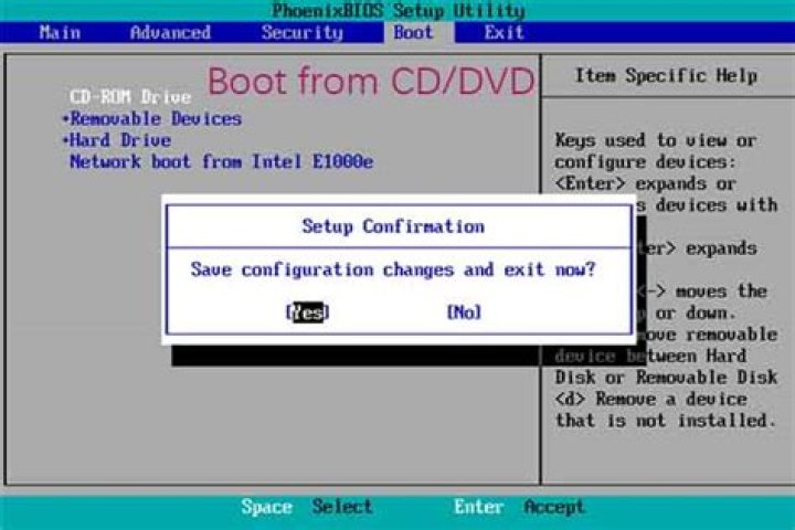 How to boot from a live cd