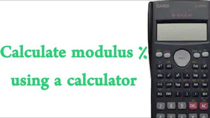 How to calculate the modulus of a big number on a calculator?