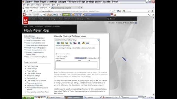 How to change adobe flash player cache location in home directory?