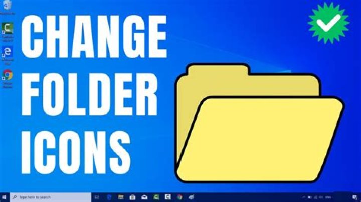 How to change all folder icons within a folder windows 10