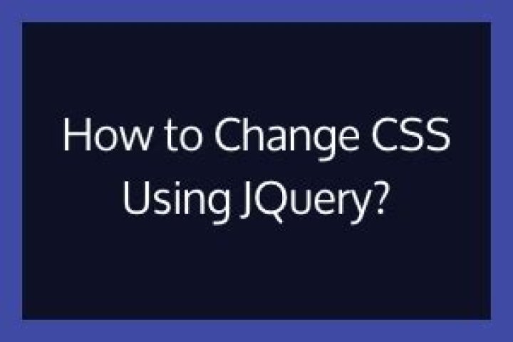 How to change CSS using jQuery?