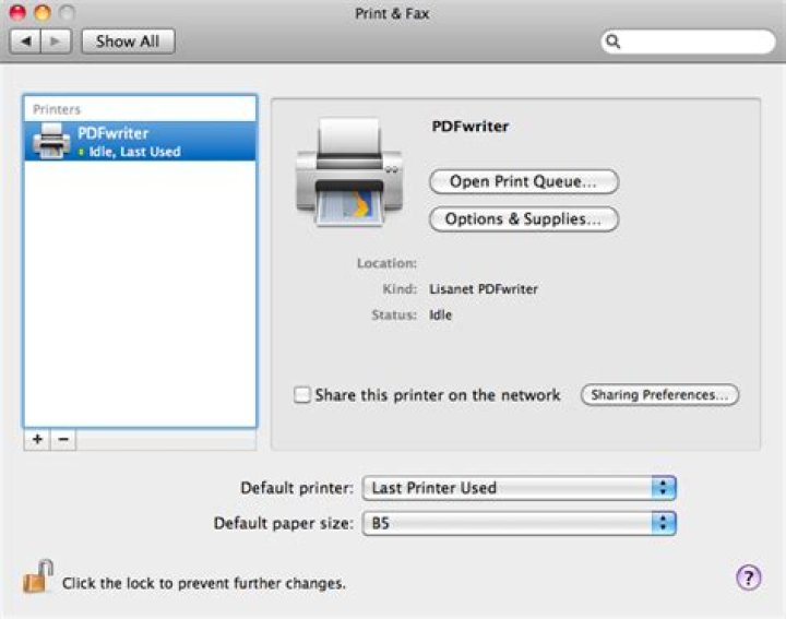 How to change default page print size in chrome