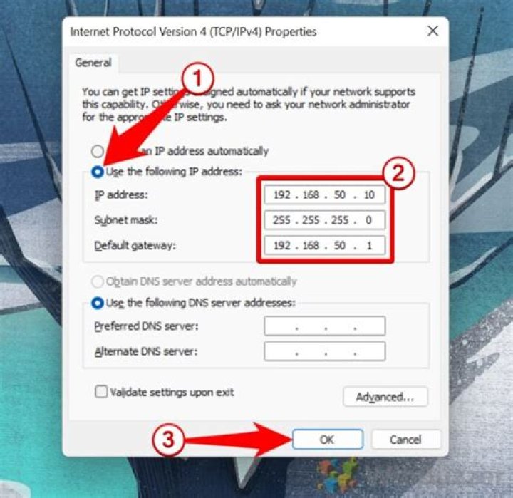 How to change IP address using script on Windows?