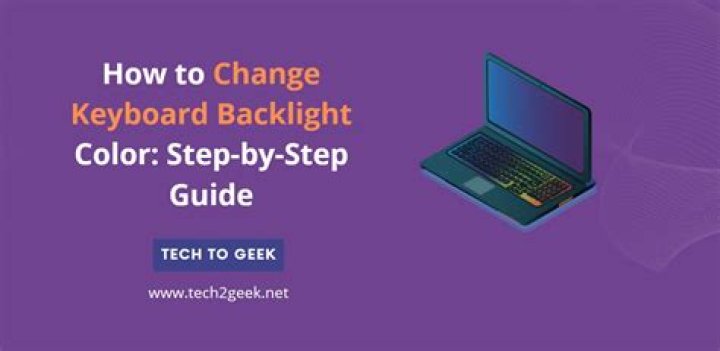 How to change keyboard backlight color from blue to white in Dell G3 15 laptop