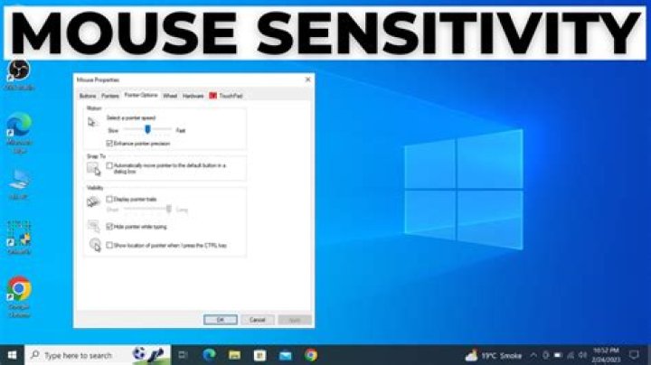 How to change mouse speed/sensitivity?