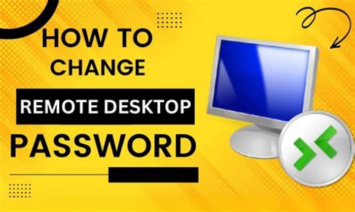 How to change password over Remote Desktop Connection over Remote Desktop Connection?
