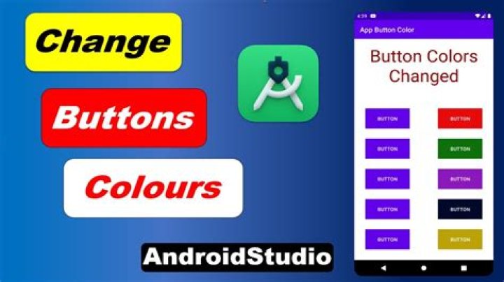 How to change the color of a button?