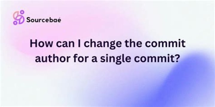 How to change the commit author for one specific commit?