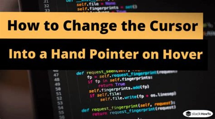 How to change the cursor into a hand when a user hovers over a list item?
