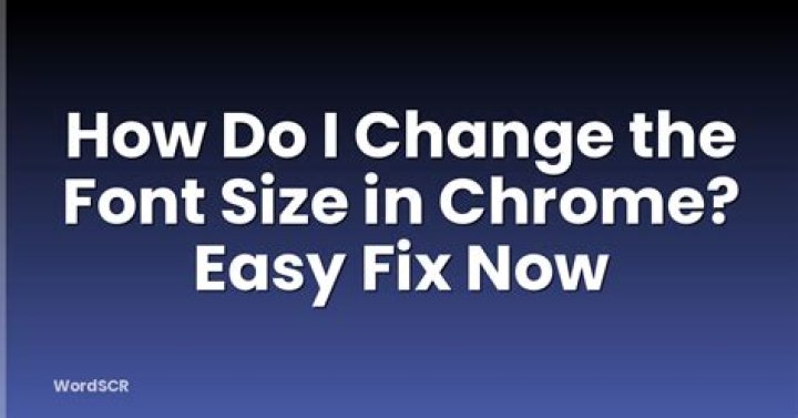 How to change the font size of Menu bar, popup and navigation bar in Chrome?
