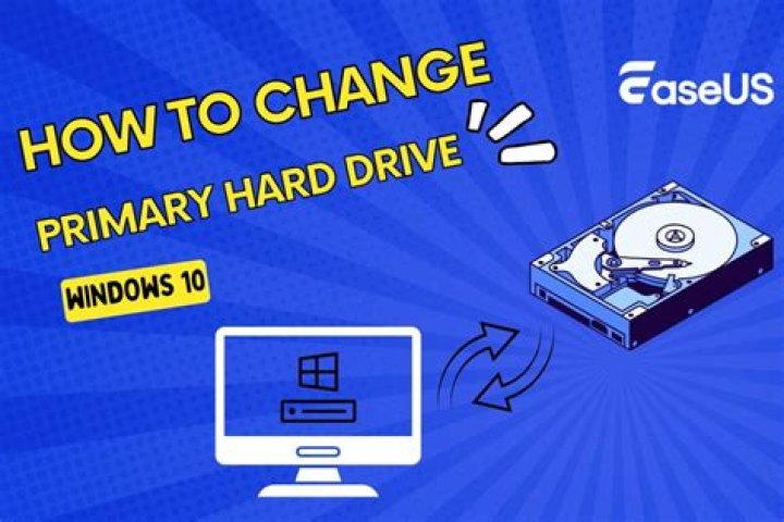 How to change the primary storage drive?