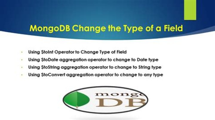 How to change the type of a field?