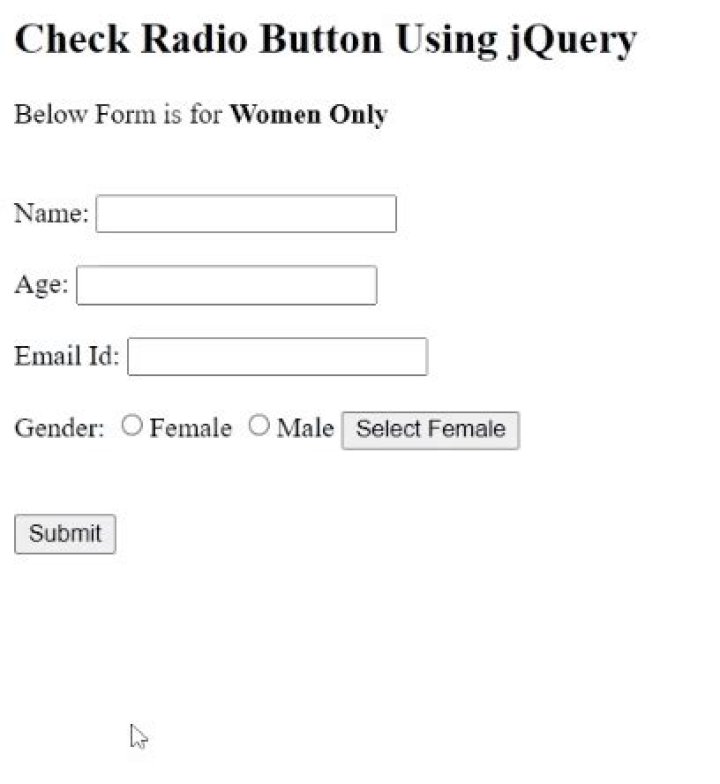 How to check a radio button with jQuery?